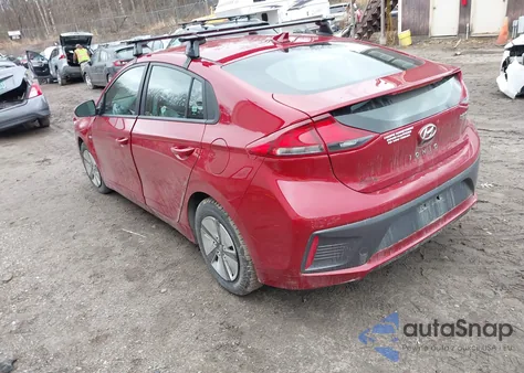 2020 Hyundai Ioniq Hybrid Blue из США, поврежденный, VIN KMHC65LC5LU228888